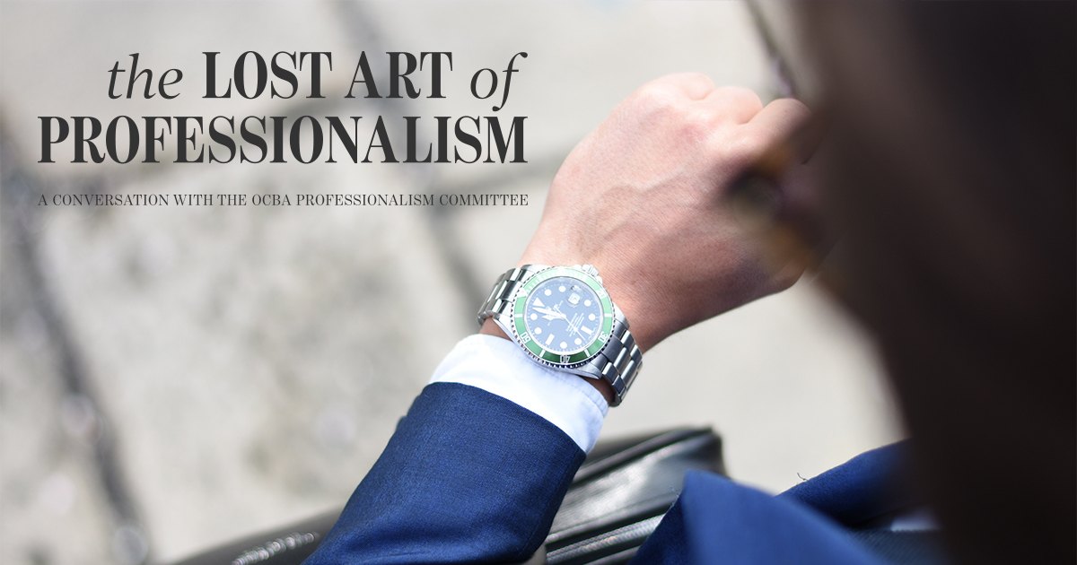 The Lost Art of Professionalism — Open Ninth podcast